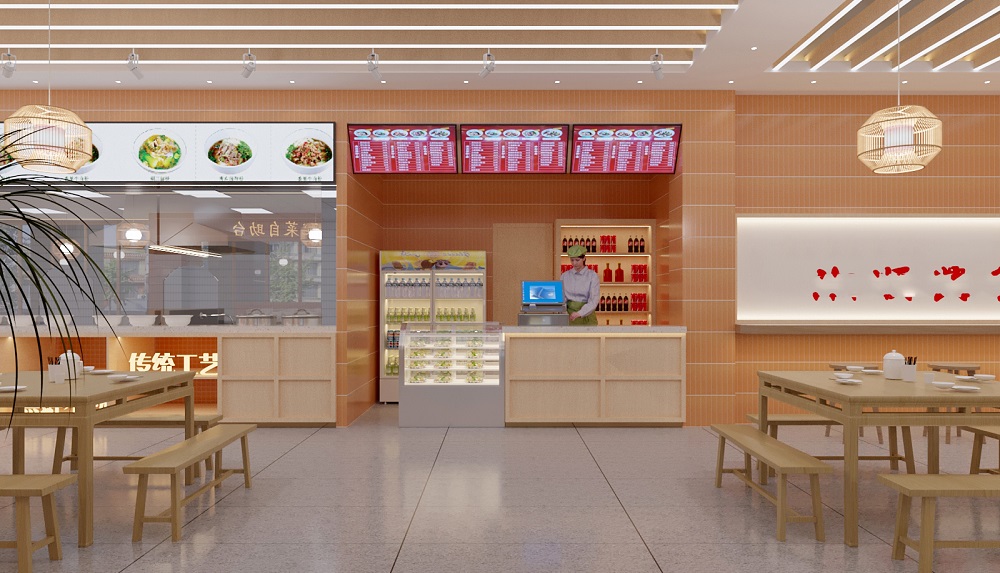 南京米粉店装修案例