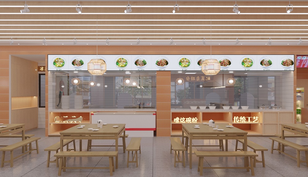南京米粉店装修案例