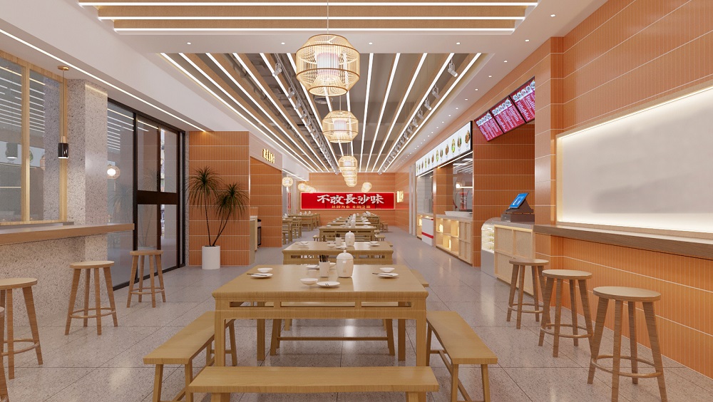 南京米粉店装修案例